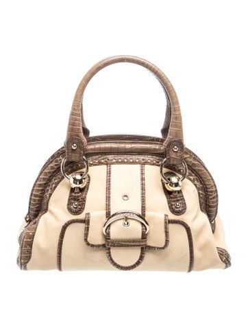 Leather Top Handle Bag
