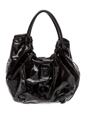 Patent Leather Hobo