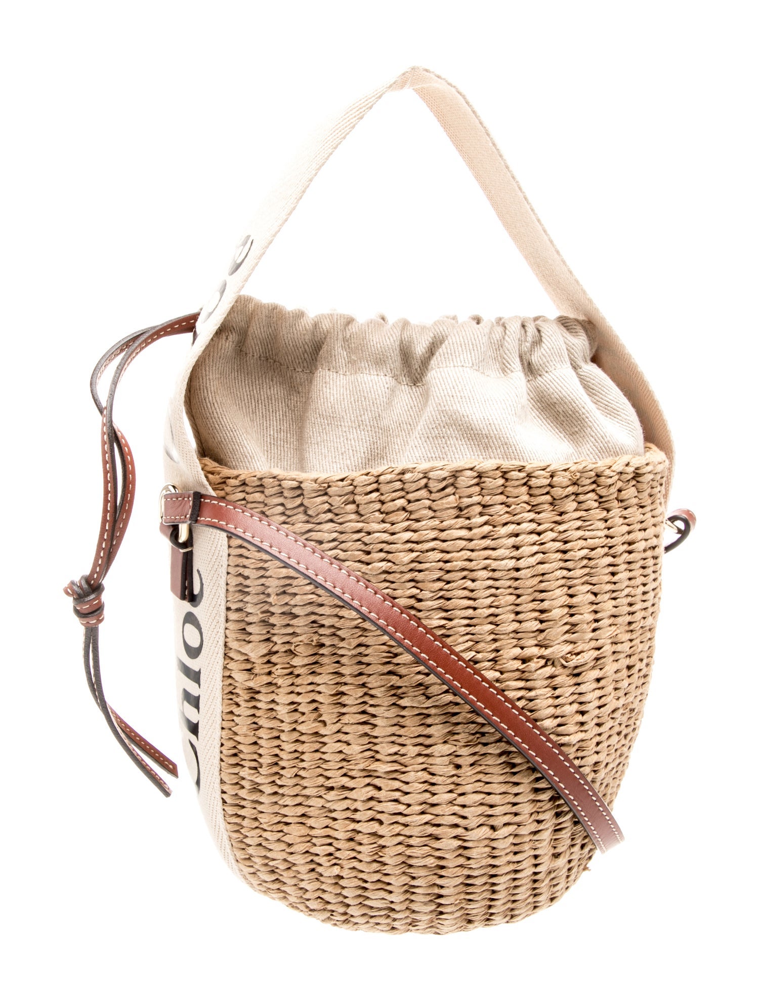 Raffia Bucket Bag