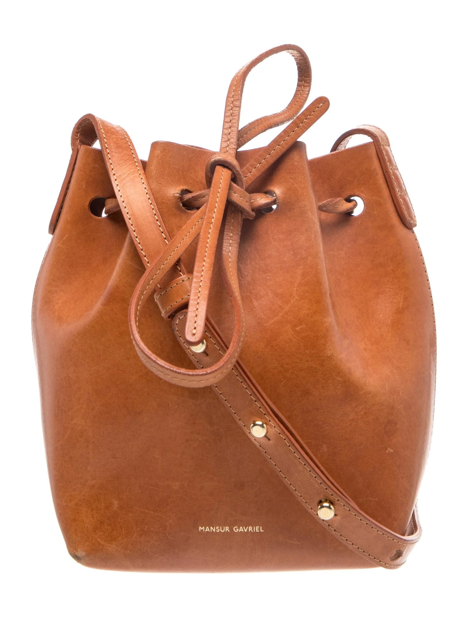 Leather Bucket Bag