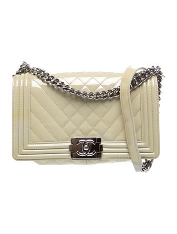 Medium Chevron Quilted Boy Bag