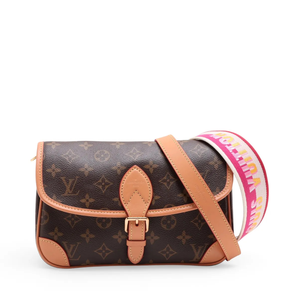 Louis Vuitton Monogram Dianu NM PM M46049 Brown There was an RFID response