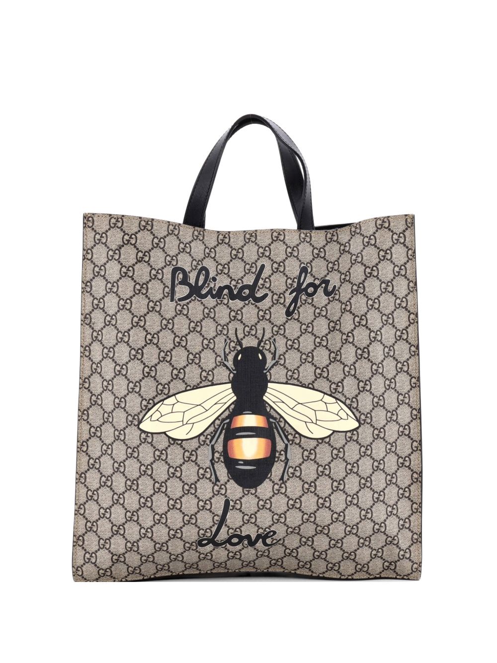 Convertible Soft Open Printed GG Coated Canvas Tall tote bag