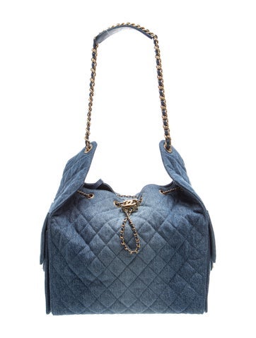 2026 Medium Denim 25 Hobo w/ Pouch