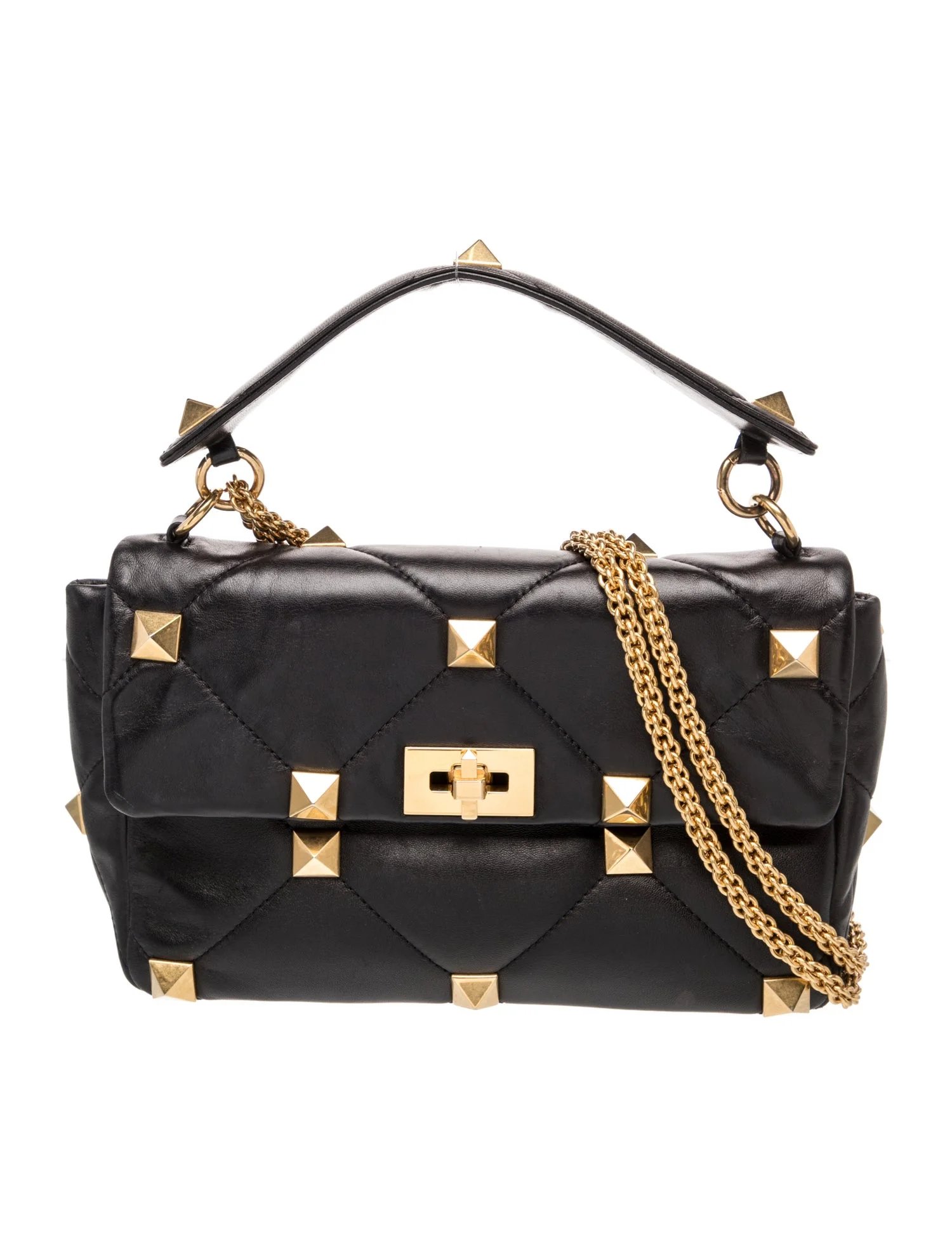 Rockstud Top Handle Bag