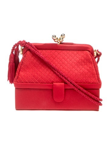 Judith Leiber Satin Evening Bag