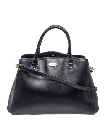 Saffiano Leather Top Handle Bag