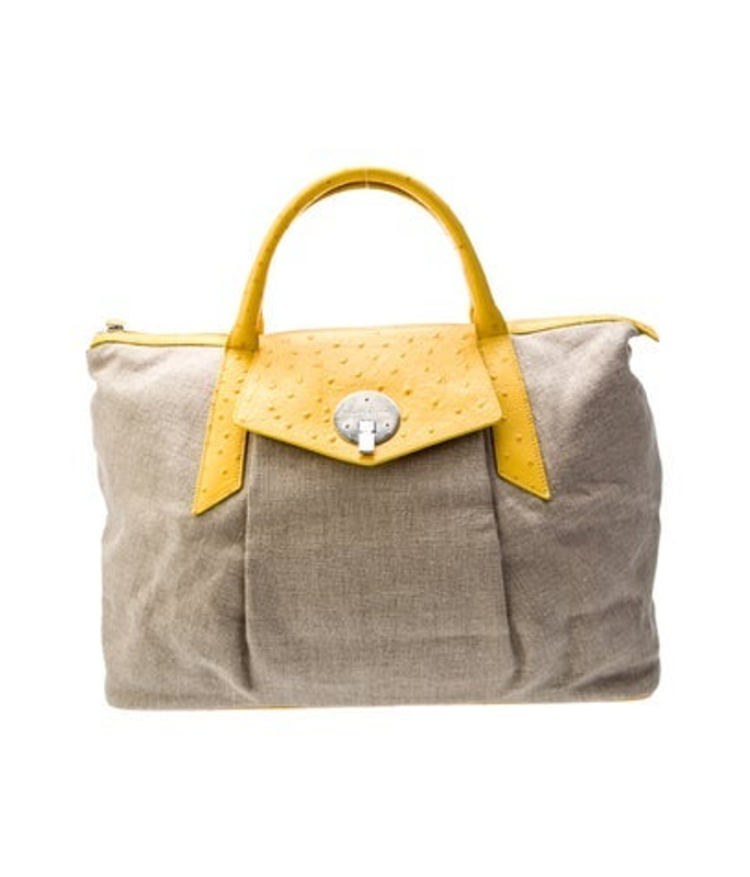 Smythson Canvas Weekender Bag