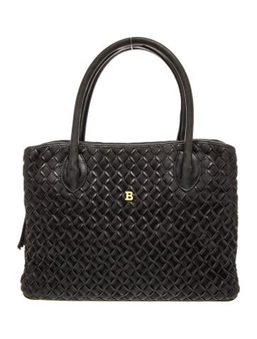 Leather Top Handle Bag