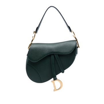 Grained Calfskin Saddle Bag