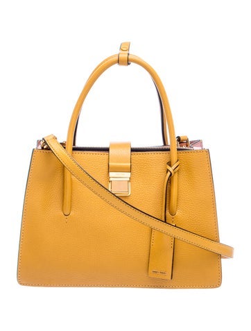 Leather Top Handle Bag