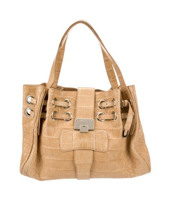 Jimmy Choo Choo Crocodile Shoulder Bag