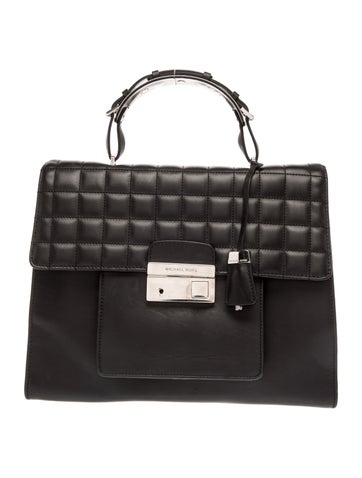 Leather Top Handle Bag