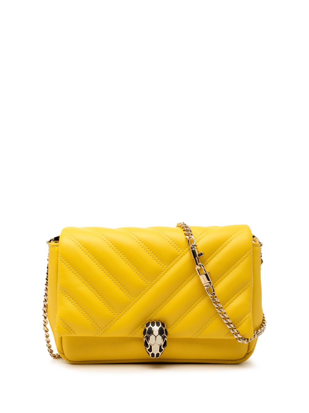 2010-2026 Leather Serpenti Cabochon Chain crossbody bag