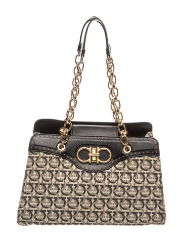 Ferragamo Leather Shoulder Bag