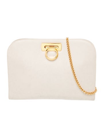 Ferragamo Leather Shoulder Bag Vintage