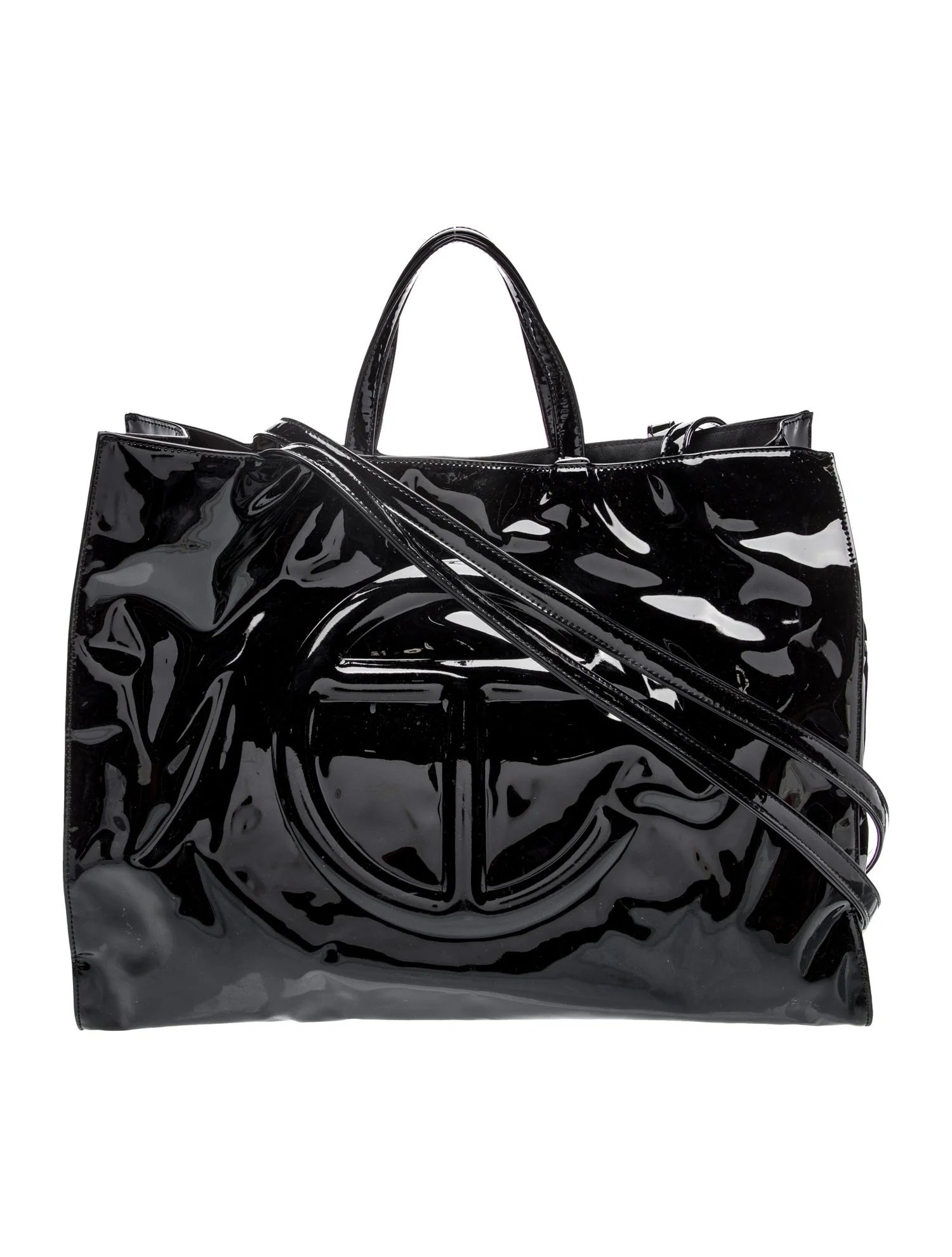 Patent Leather Shopping Bag Large