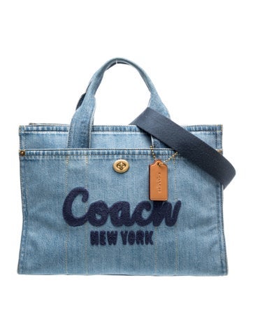 Denim Top Handle Bag