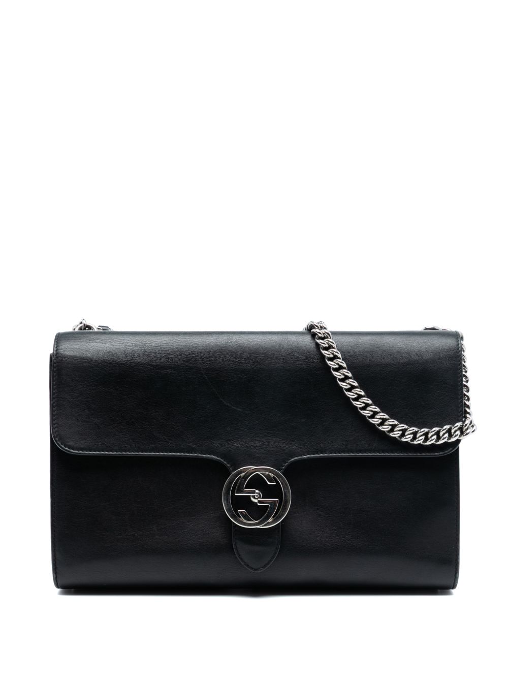 2016-2026 Medium Leather Dollar Interlocking G crossbody bag