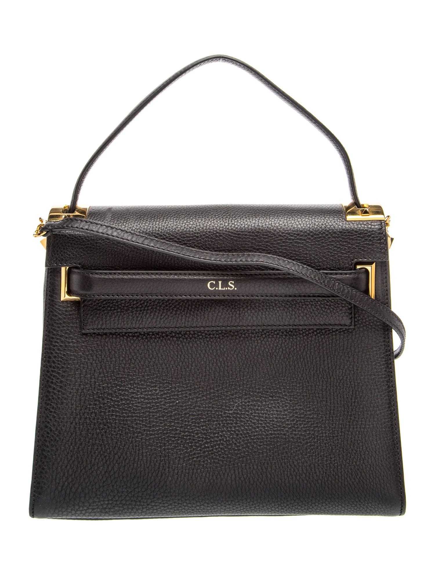 Leather Top Handle Bag