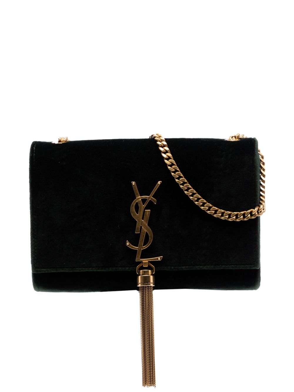 2018 Small Velvet Monogram Kate Tassel crossbody bag