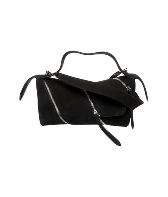 Alaia Suede Top Handle Bag