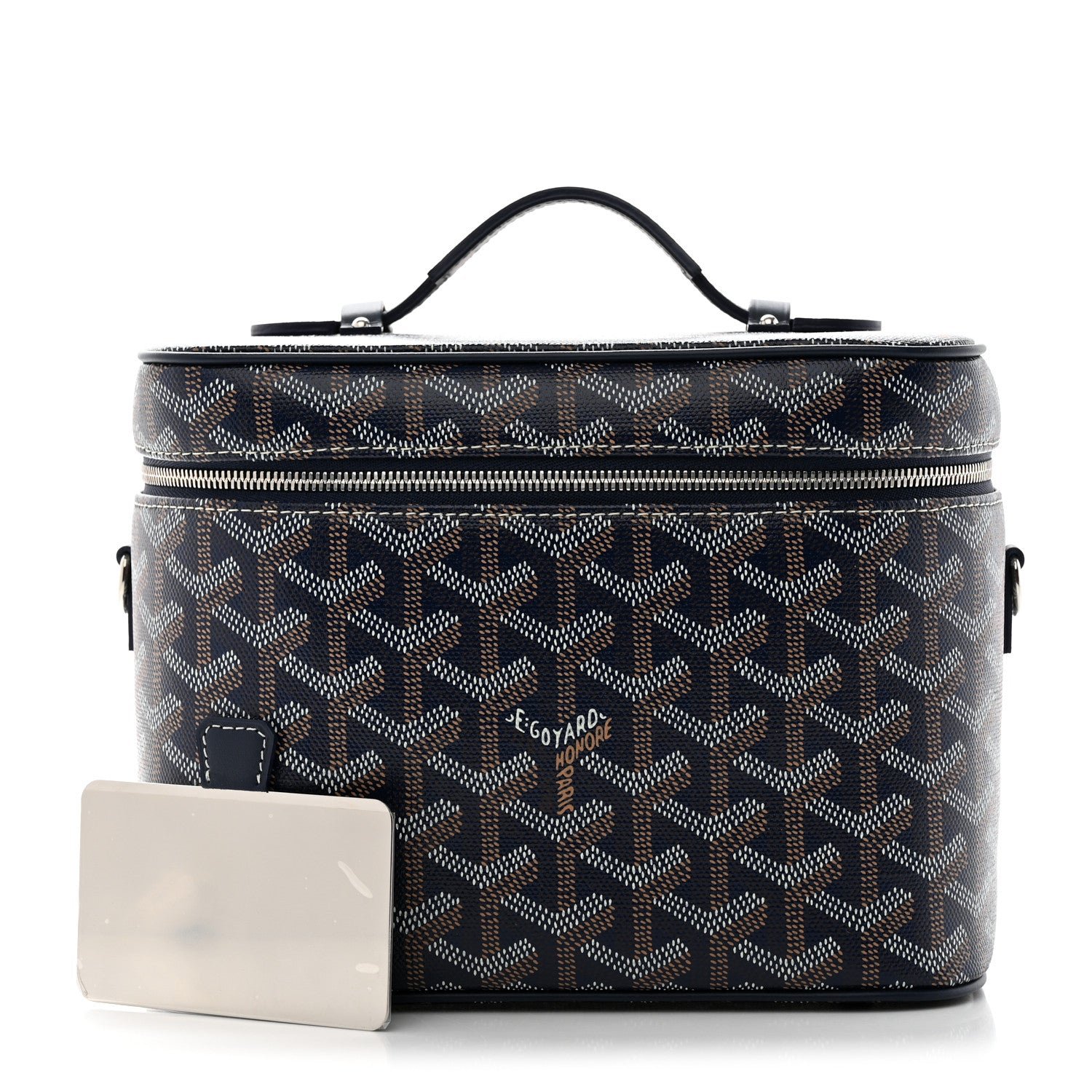 Goyard Goyardine Muse Vanity Case Navy