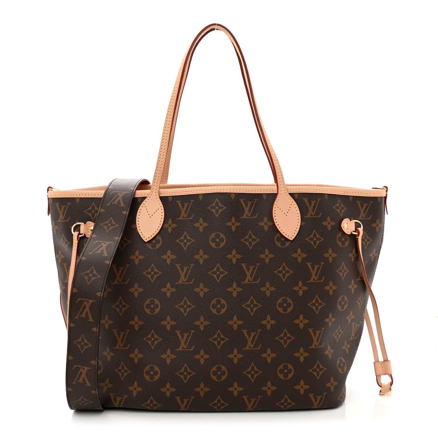 Louis Vuitton Monogram Inside Out Neverfull Bandouliere MM Rouge Sari