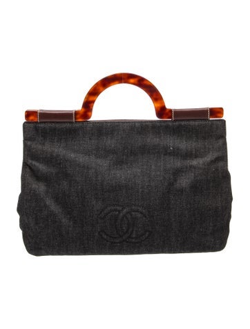 Chanel CC Tortoise Handle Tote