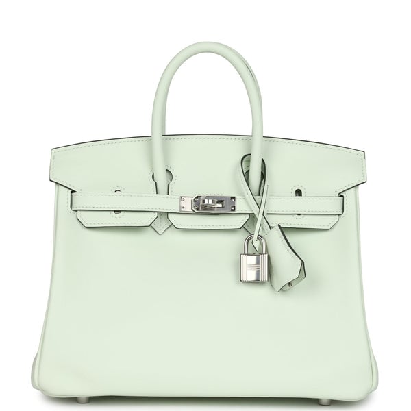 Hermes Hermes Birkin 25 Vert Fizz Swift Palladium Hardware