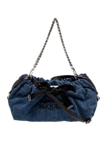Denim Bundle Shoulder Bag Mini