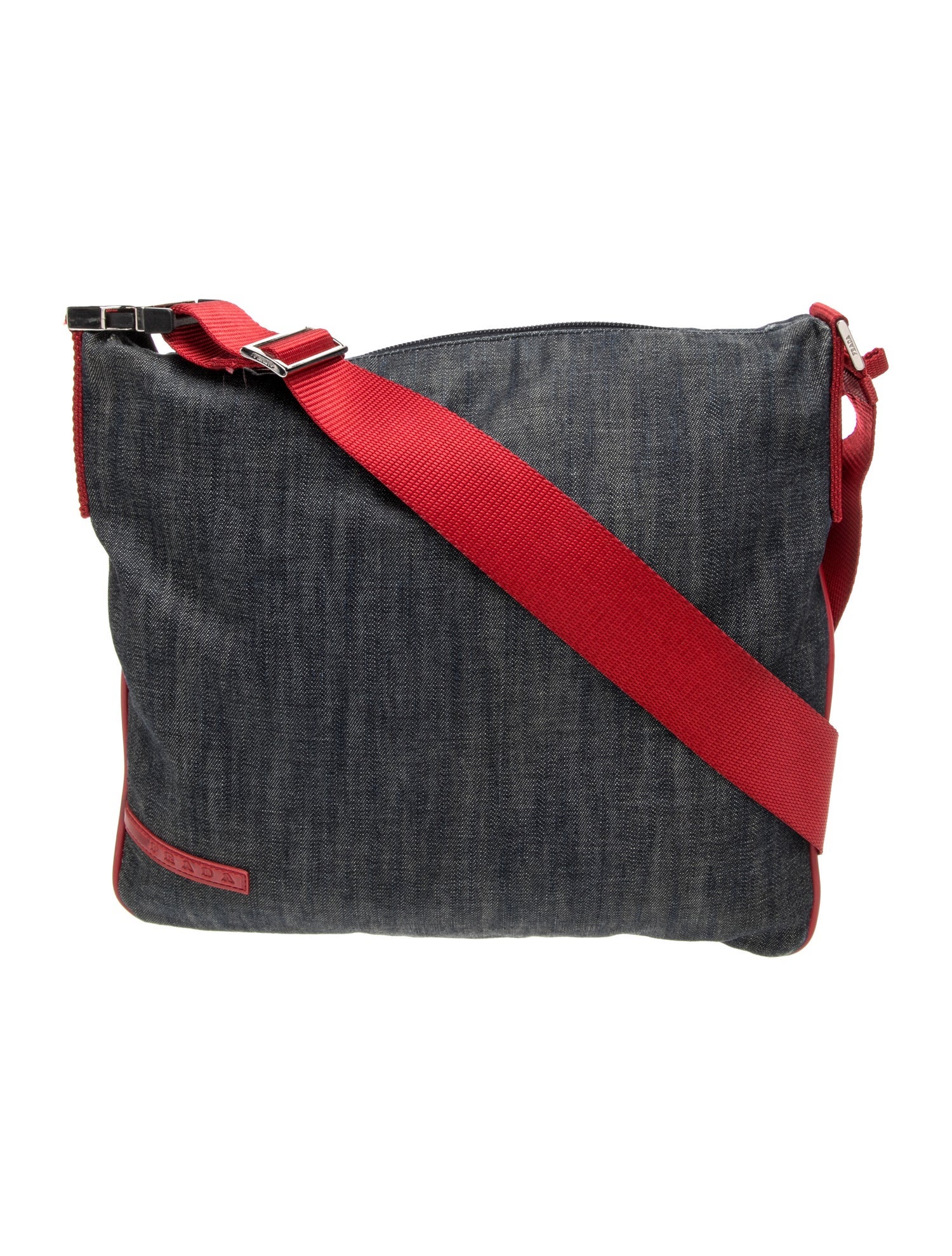 Prada Denim Crossbody Bag Vintage
