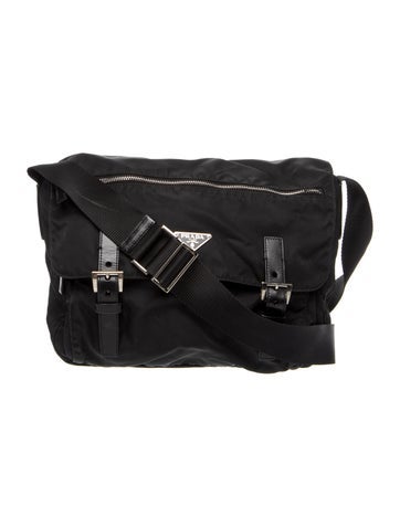 Tessuto Nylon Messenger Bag