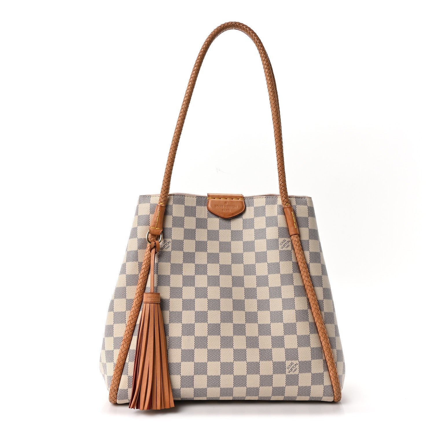 Louis Vuitton Louis Vuitton Damier Azur Propriano Rose Ballerine