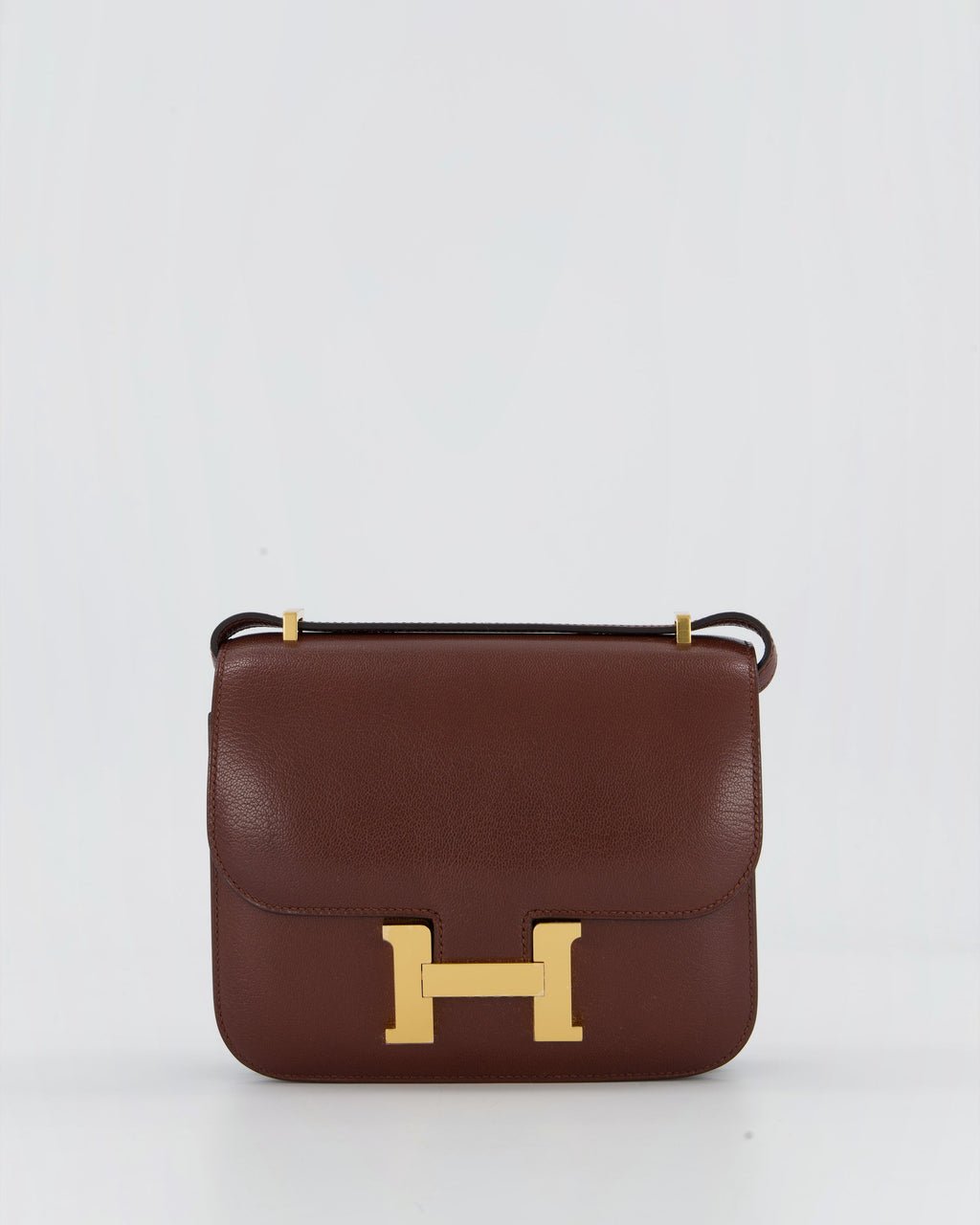 *HOT* Hermès Constance III Miroir 18 Bag in Terre Chèvre Chamkila Leather with Gold Hardware