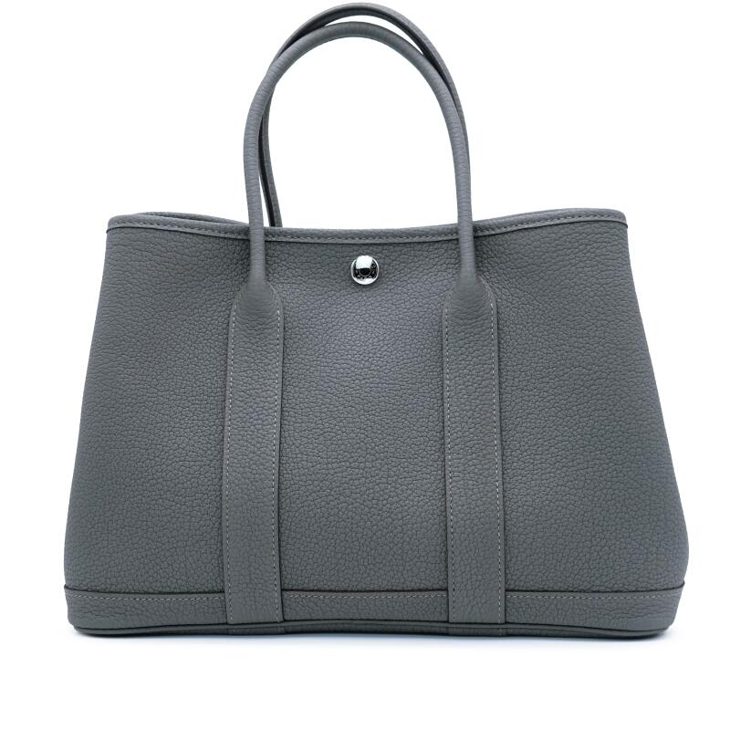 Hermes Gris Meyer Negonda Garden Party 30 TPM Palladium Hardware, 2026