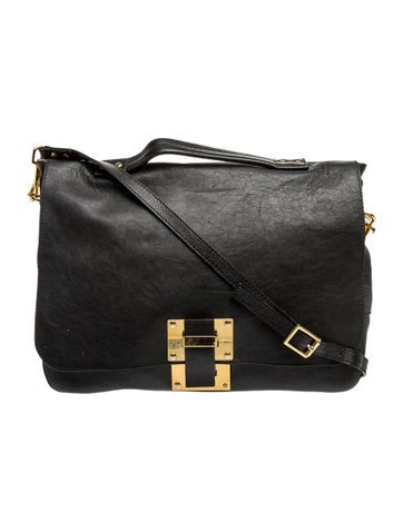 Sophie Hulme Leather Top Handle Bag