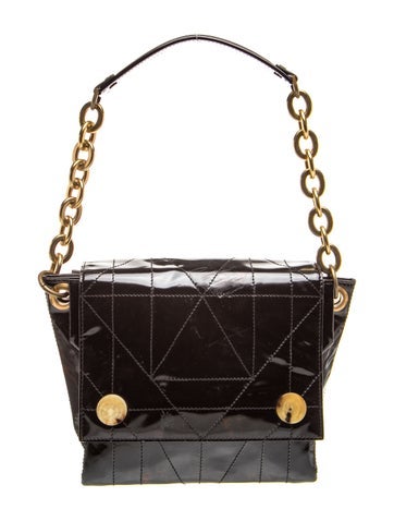 Patent Leather Shoulder Bag