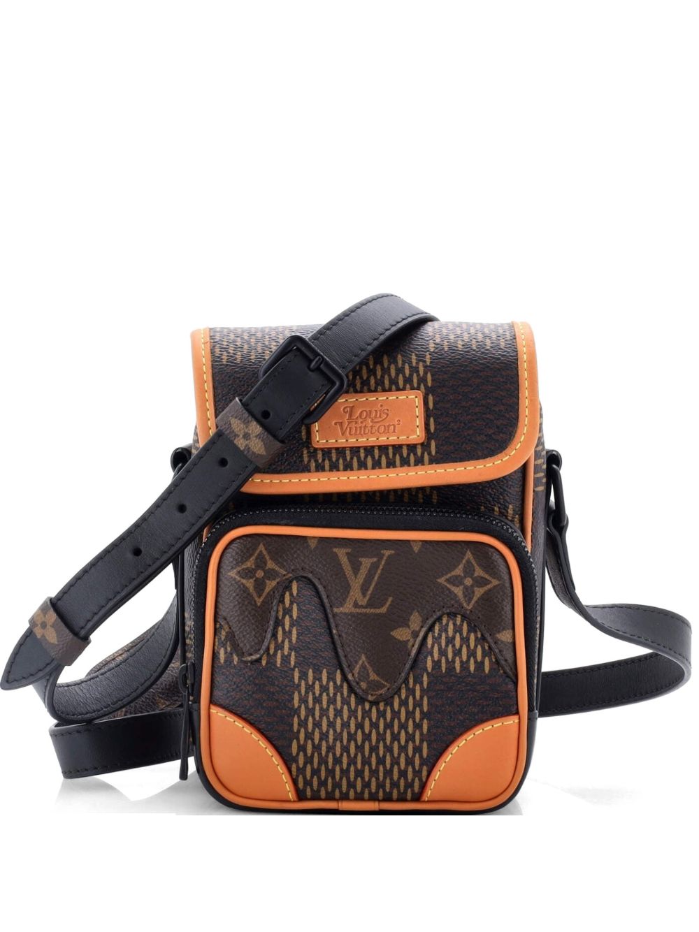 Nigo Amazone Messenger Bag Limited Edition Giant Damier and Monogram Canvas Nano crossbody bag