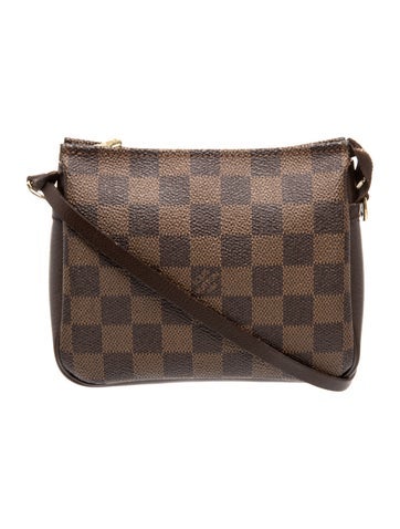 Damier Ebene Trousse Make-up Bag Vintage
