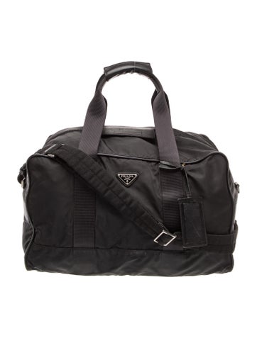 Saffiano Leather Weekender Bag Vintage