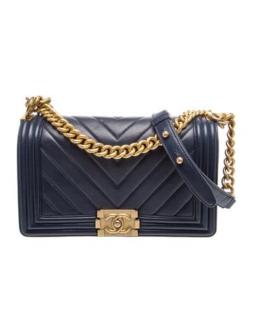 Medium Chevron Boy Bag
