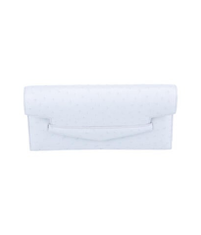 Hermes Ostrich Faco Elan Clutch