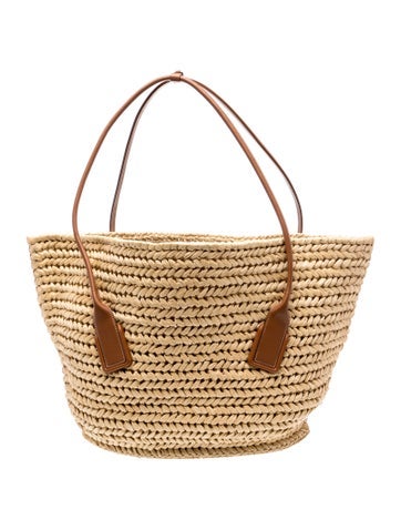 Bottega Veneta Raffia Arco Large