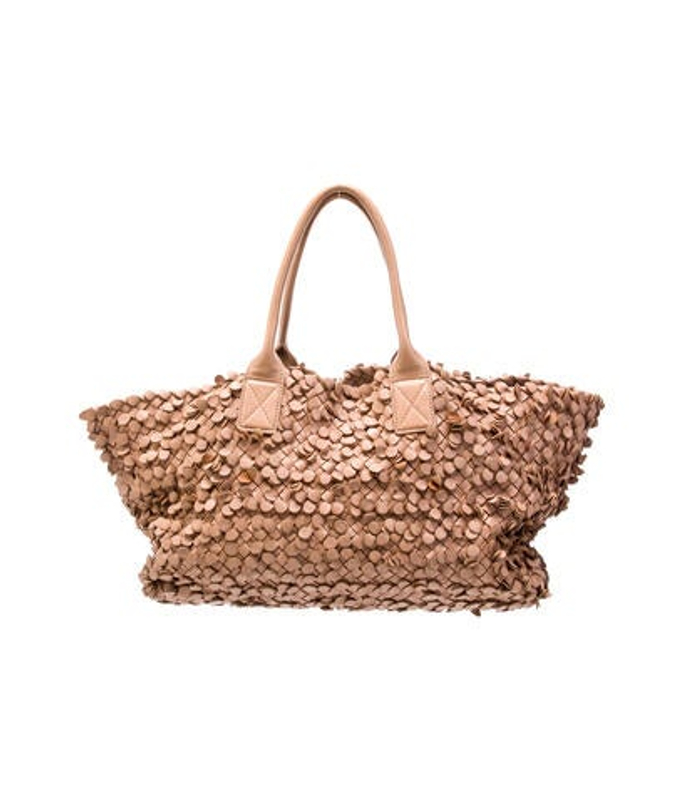 Bottega Veneta Veneta Leather Cabat Large