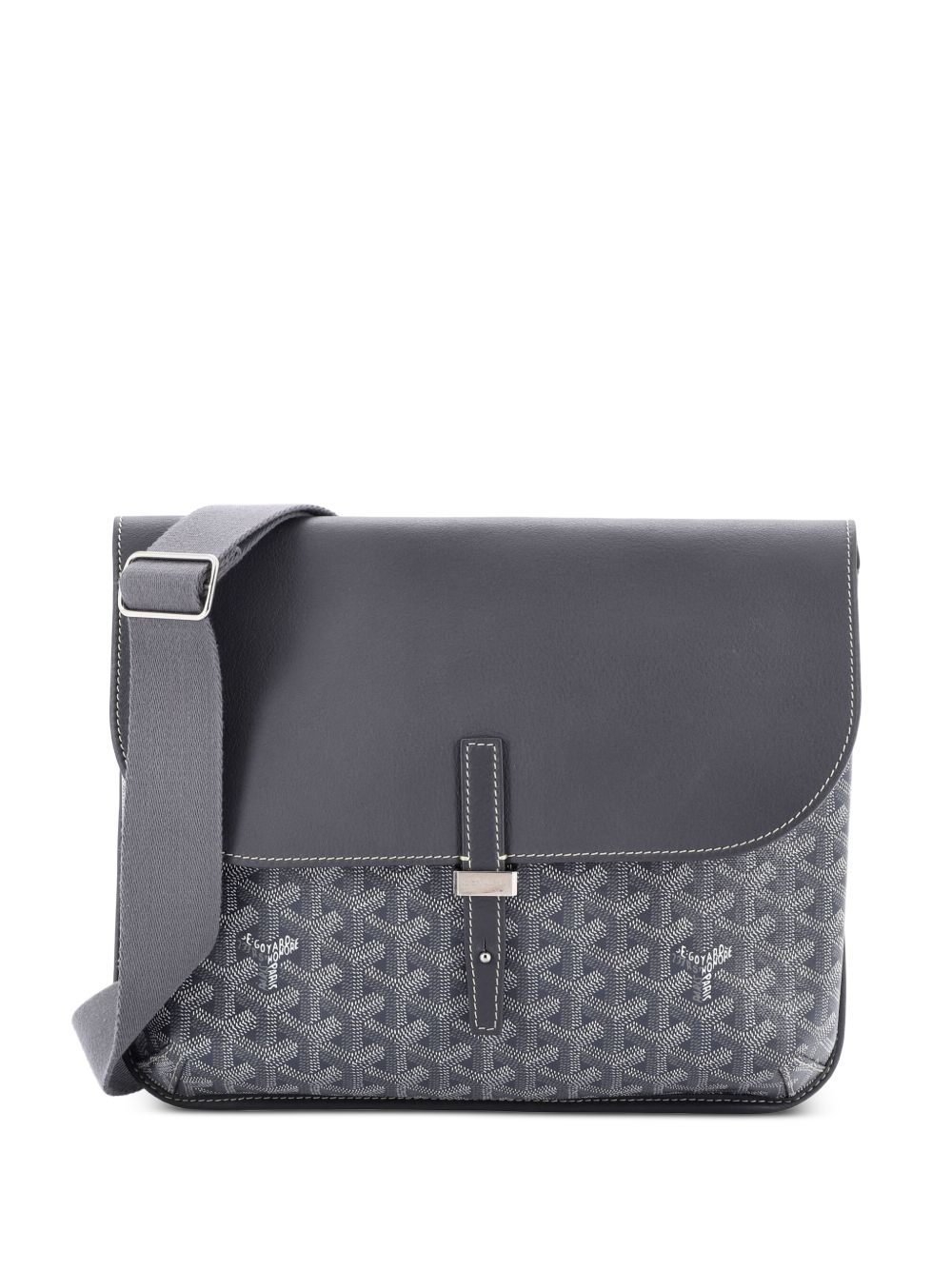 Goyard Coursier Messenger Bag Coated Canvas and Leather crossbody bag