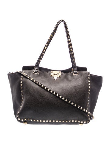 Rockstud Top Handle Bag