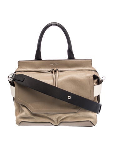 Leather Top Handle Bag