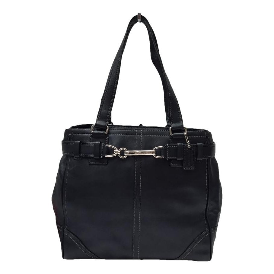 Leather tote