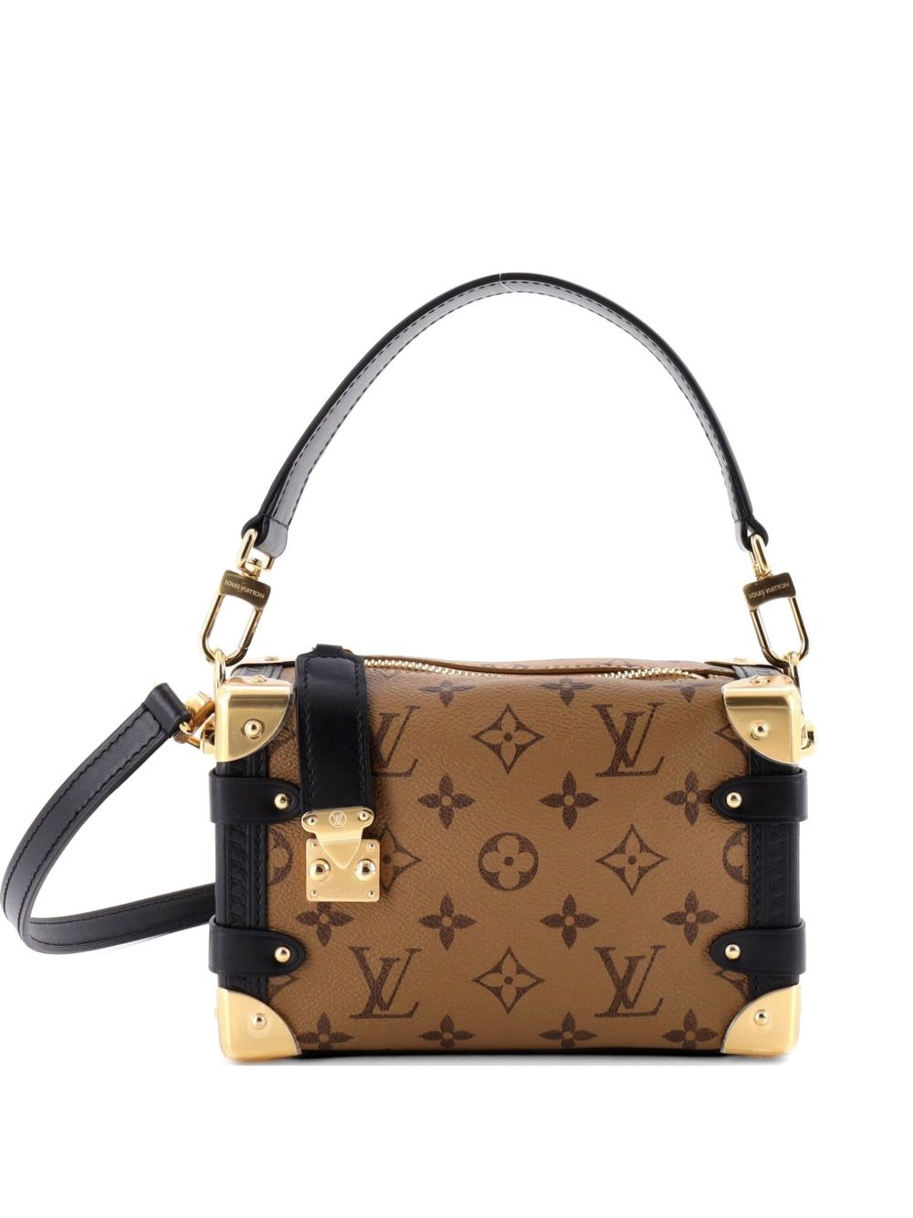 Side Trunk Handbag Reverse Monogram Canvas PM shoulder bag